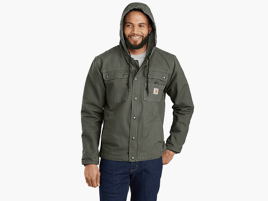 Carhartt Washed Duck Bartlett Jacket Men Moss 2XL