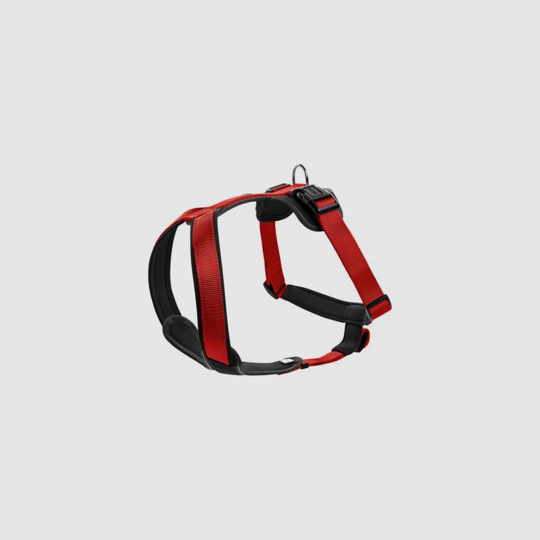 Hunter Geschirr Neopren Rot/Schwarz 45-57/S