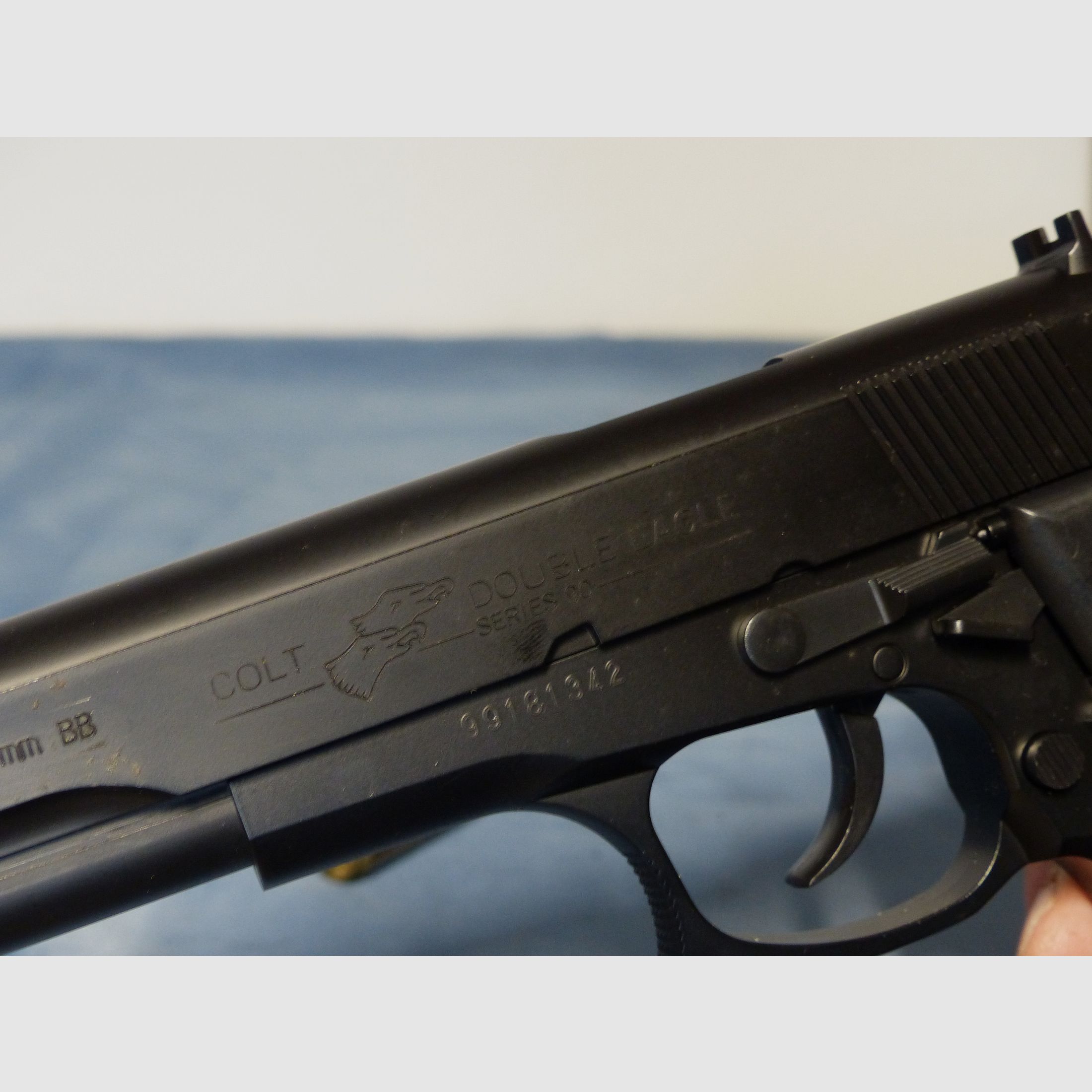 Colt Black Hop Up Type van KWC Soft Air Double Eagle Kal. 5,5mm