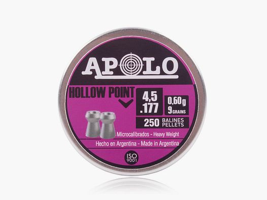 Apolo Hollow Point Diabolos 4,5mm 0,60 g 250 Stk