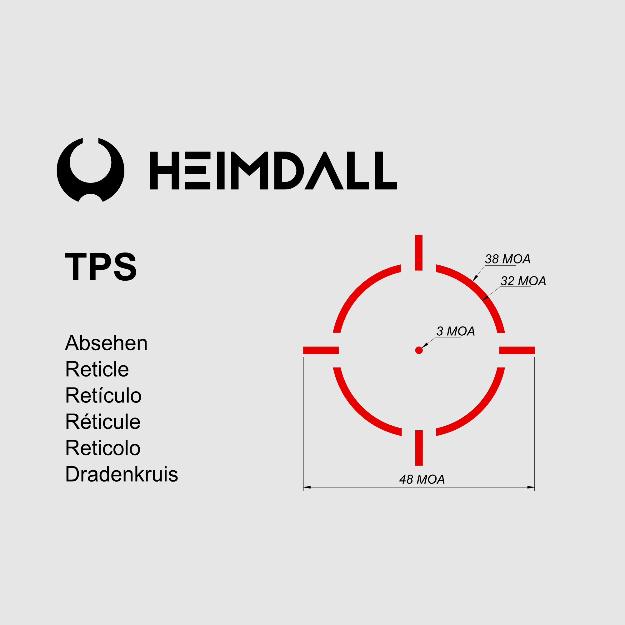 Heimdall TPS – Tactical Pistol Sight | Geschlossenes Rotpunktvisier