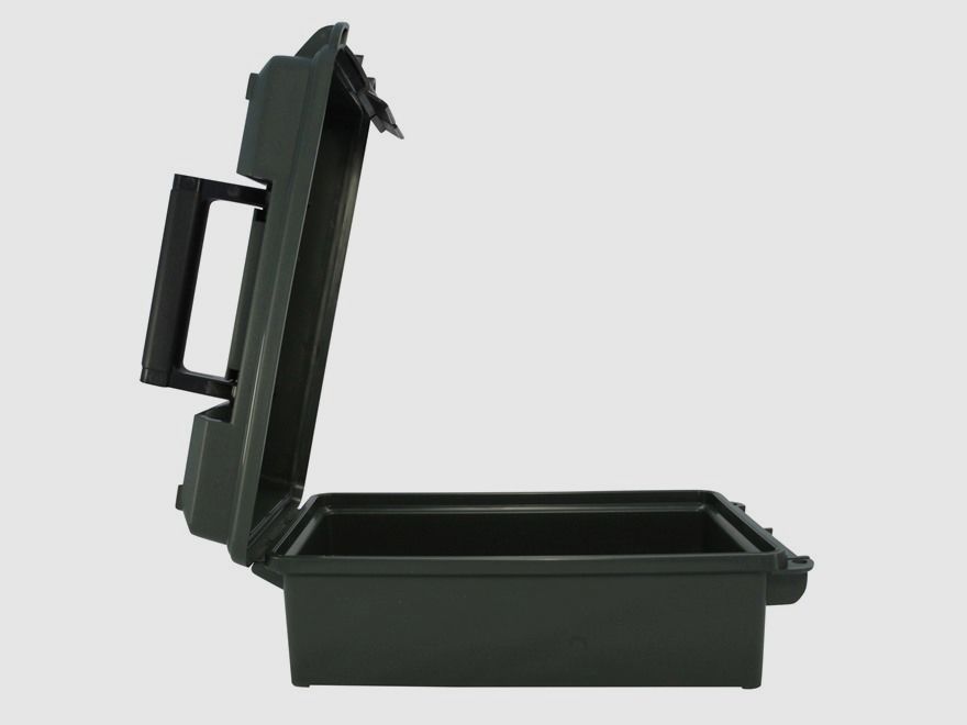 Caja de municiones MTM AC30C-11 verde bosque para calibre 30 estilo militar