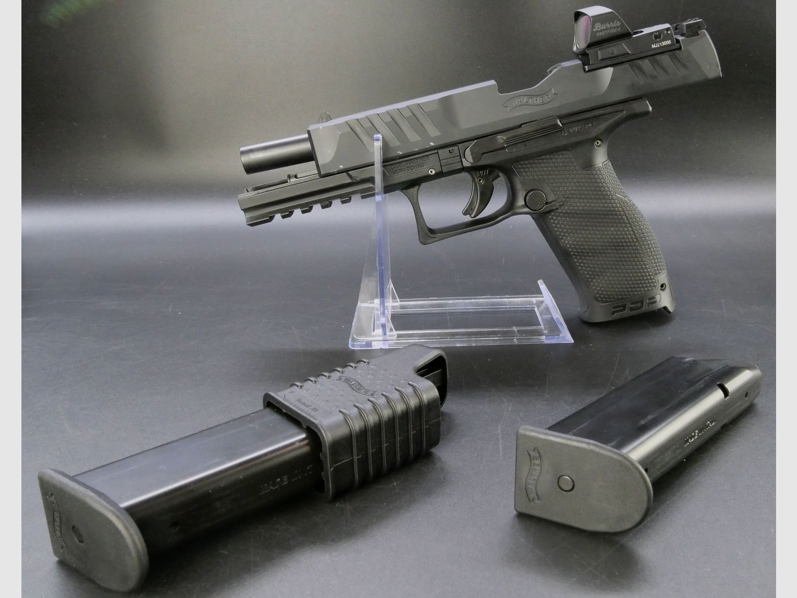 Gebrauchtwaffe WALTHER PDP FS 5.0´" 18R 9x19 OR INT Pistole 9mm Luger OHNE Burris Fast Fire IV