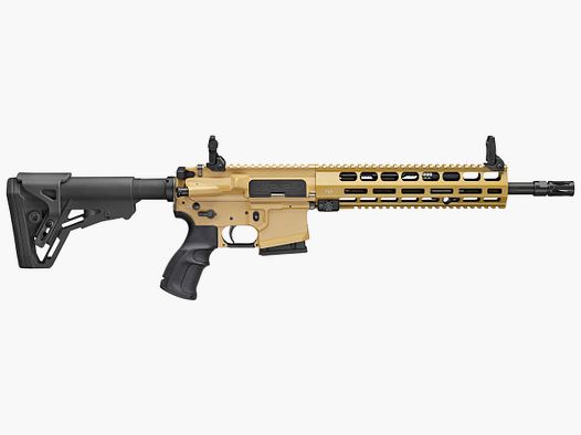Haenel CR 223 M-LOK Handguard Barrel Length 318 mm | Direct Trigger (2,800-4,000 g) | Short Handguard | Sand Color | Not Sport Approved, Cal. .223 Rem.