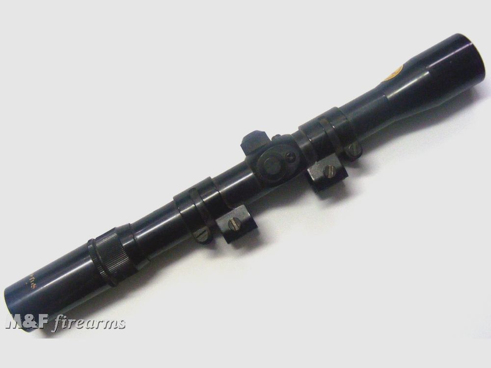 Hubertus 4x20 Zielfernrohr Schwarz gebraucht passend für Luftgewehre