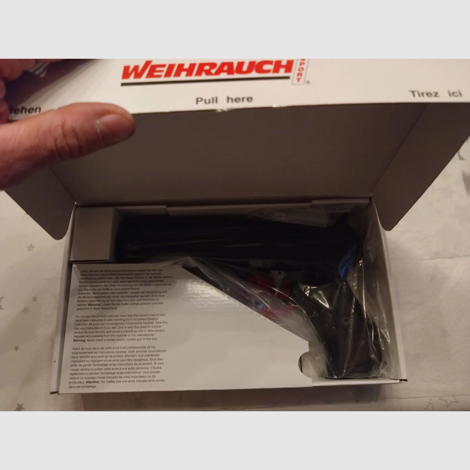 HW40 4,5mm neuwertig mit Wechsellauf 5,5mm jungfräulich