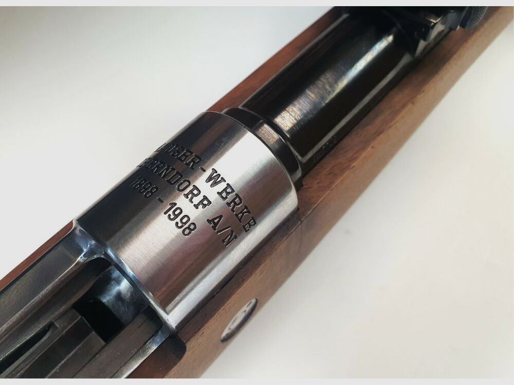 Mauser Oberndorf am Neckar Repetierbüchse Mauser Jubiläumsgewehr Gewehr 98 - 8x57JS