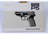 Walther - Ulm Instrukcja obsługi, Oryginalny Mod. P5