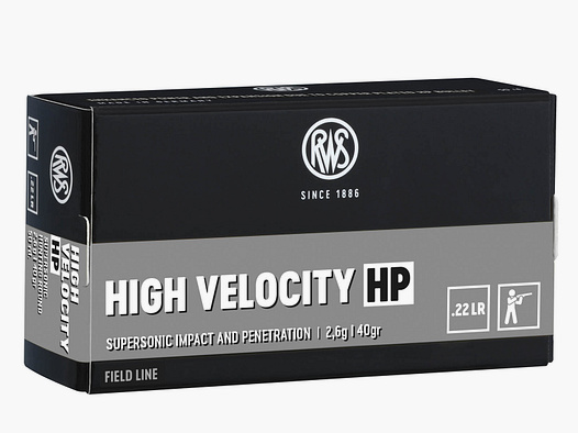 RWS .22lr High Velocity HP 2,6g - 40gr