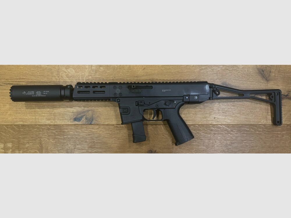 B&T AG (Brügger en Thomet) GHM9 Glock zelfladende karabijn met geluiddemper, afbeelding 1 van 5