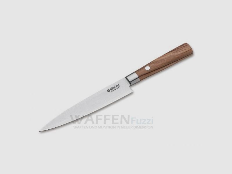 Böker Damast Olive Kochmesser Allzweck