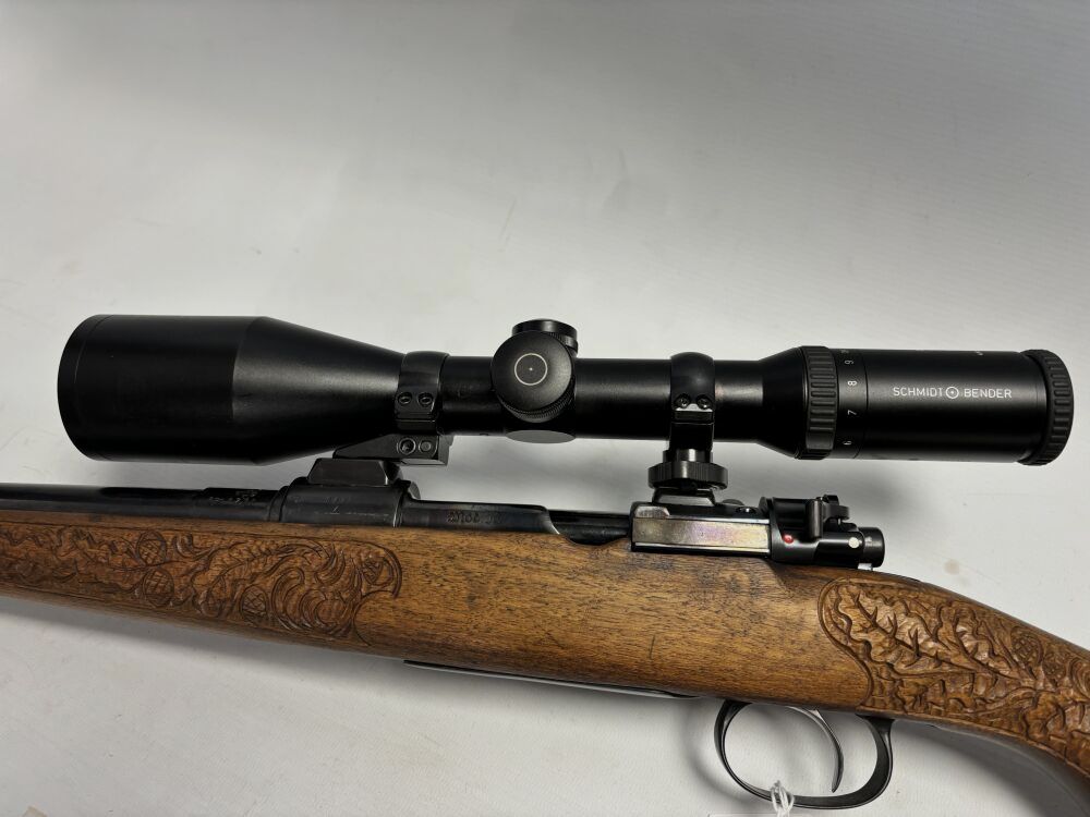 Mauser 98 Geller Fertigung,SM mit 3-12x50 S&B Klassik L44,Fischhautverschneidung