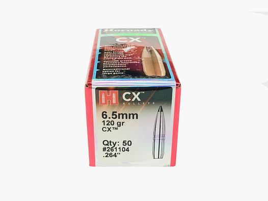 OGIVA HORNADY 6,5MM(264″) 120GR. CX