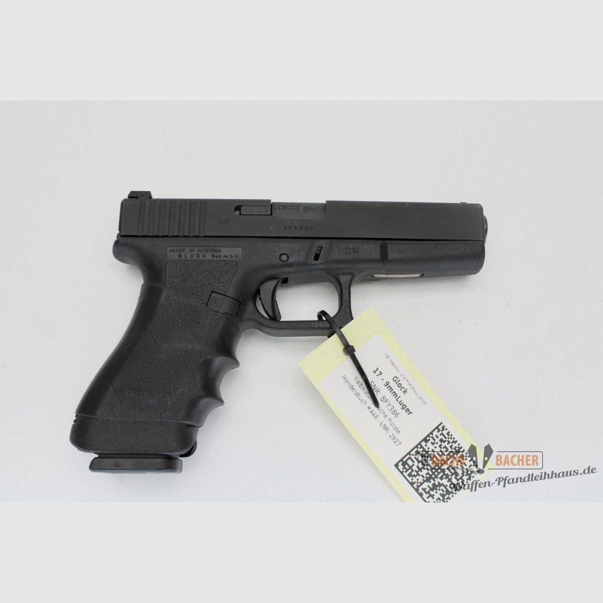 Pistola Glock 17 Cal 9 Para con 4 caricatori, immagine 2 di 3