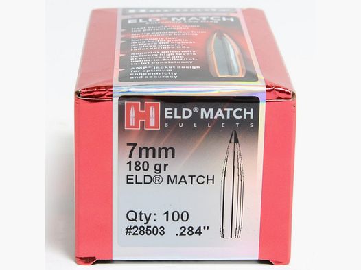 Hornady ELD Match Geschosse Kaliber .284 (7mm) – 180 grains