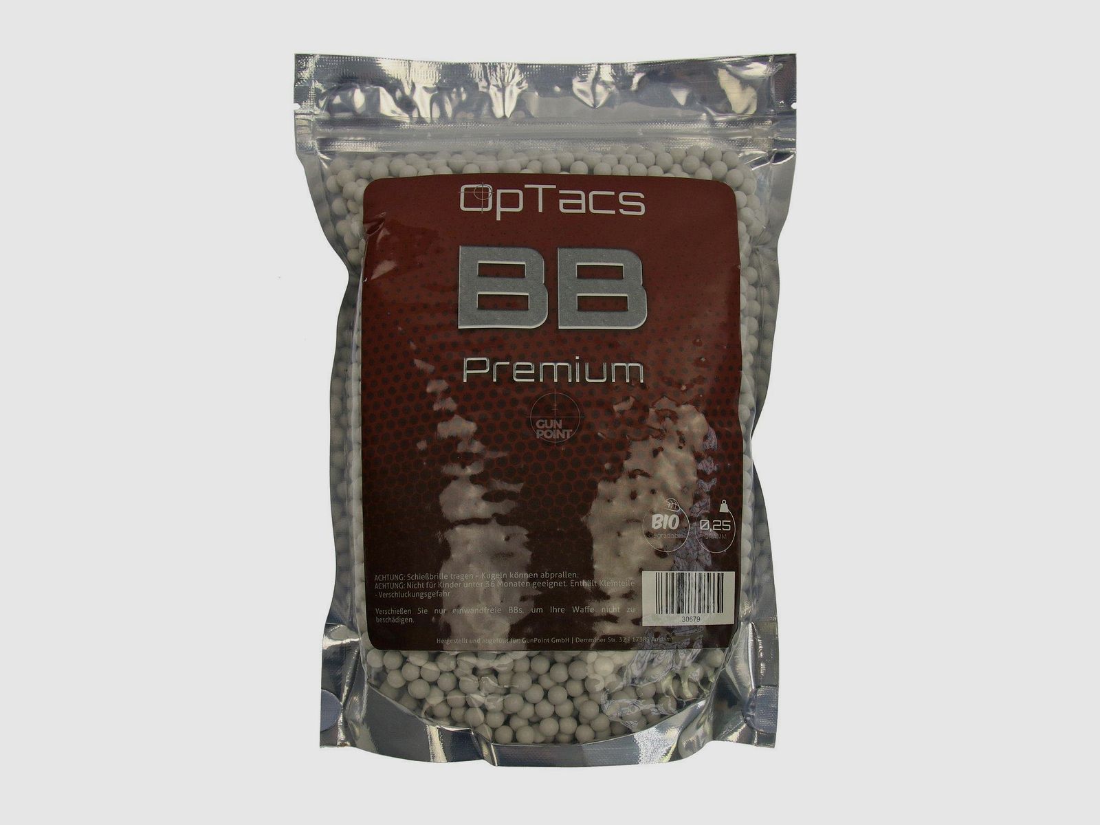 Softair - Kugeln OpTacs Premium BIO BBs 0,25 g 4000 Stk.