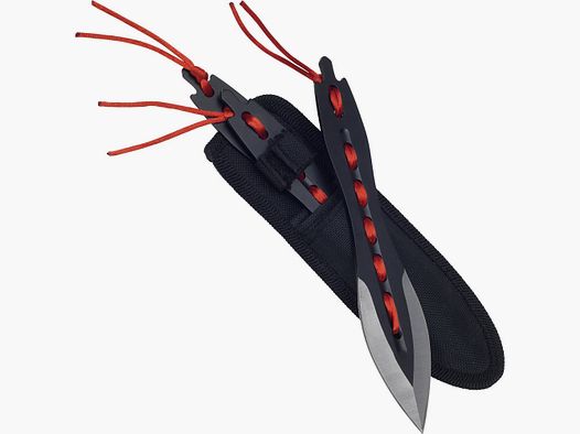 Wurfmesserset 3 tlg. schwarz beschichtet