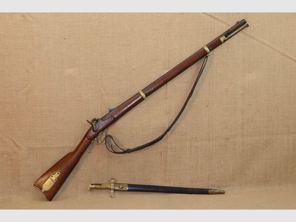Original - Remington (Zouave Rifle) Perkussions-Büchse, Mod. 1863 .58(BlackPowder)