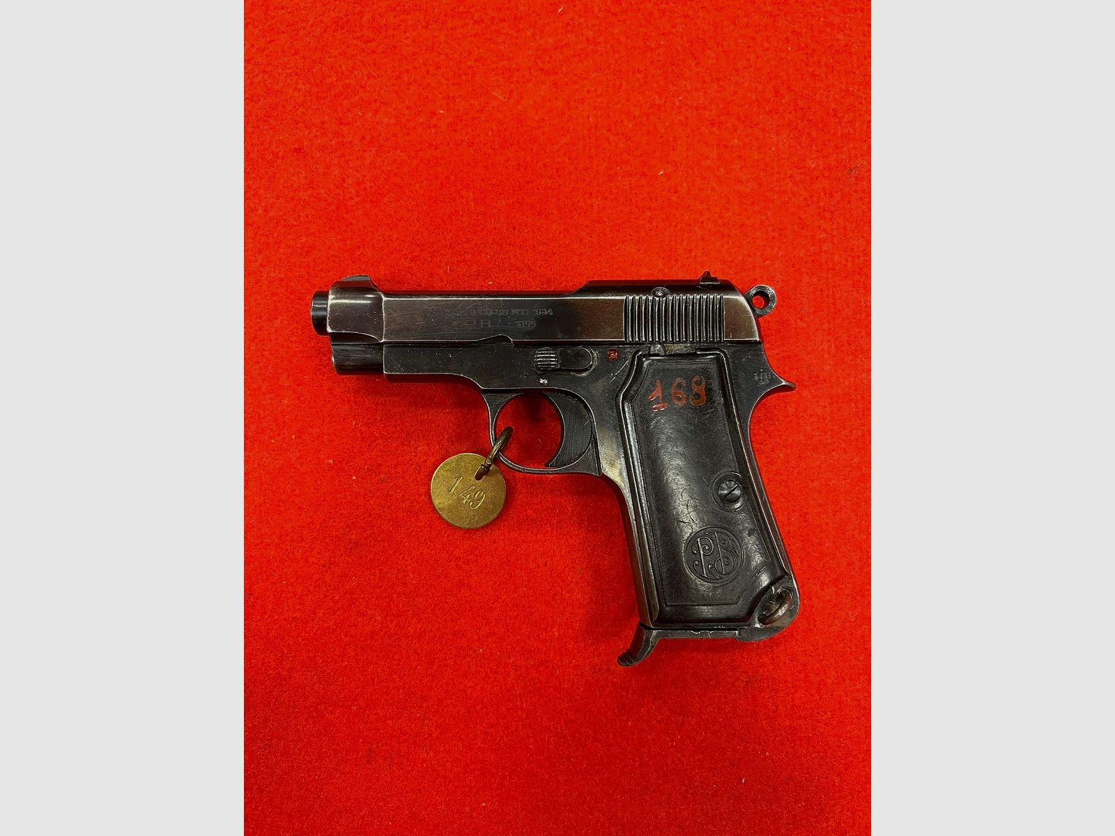 Pistola Beretta 34 “Serie «E»” Calibro 9 Corto, immagine 2 di 4