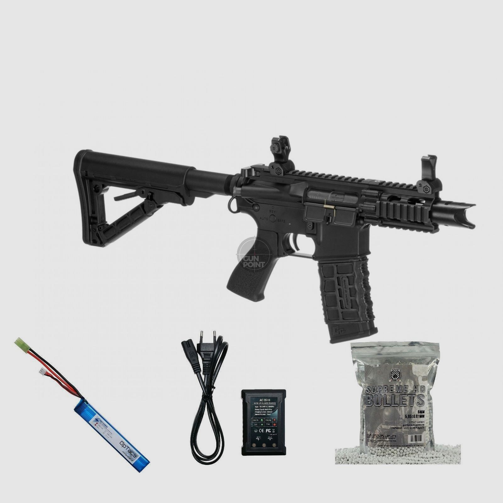 SET !!! Softair - Gewehr - G & G Firehawk HC-05 - ab 14, unter 0,5 Joule