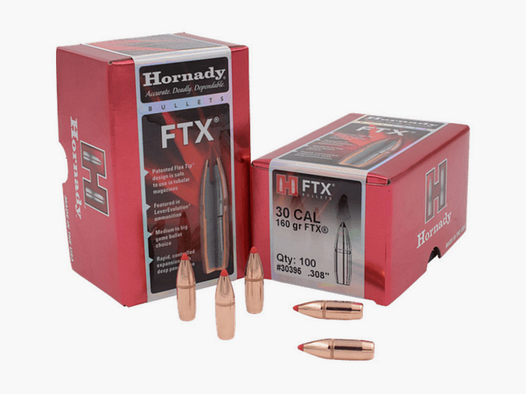 PUNTAS HORNADY FTX-30 CAL .308 160 GR FTX® (30-30 WIN)- Caja 100