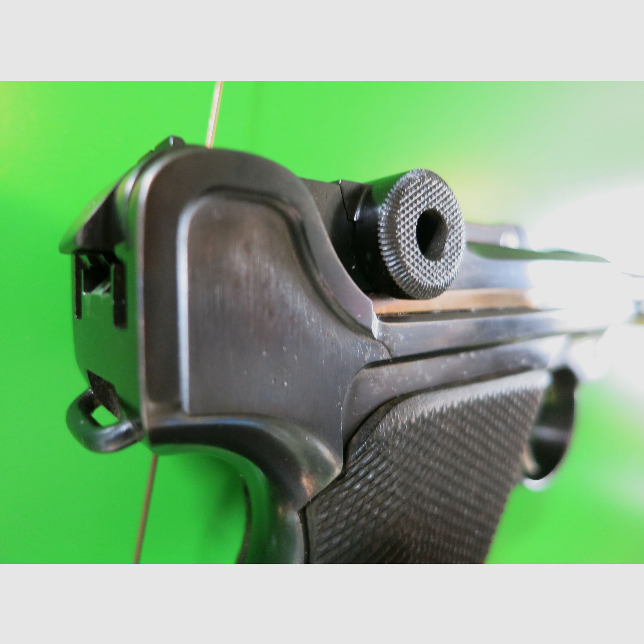 Mauser Oberndorf S/42 1936, Pistole 08 P08, 9 mm Luger, nummerngleich + perfekt!     #11, Bild 8 von 13