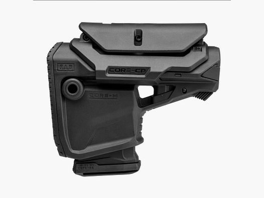 FAB Defense GL-Core M CP stock AR15 / M16 / M4 with 10-round reserve magazine and adjustable cheek rest