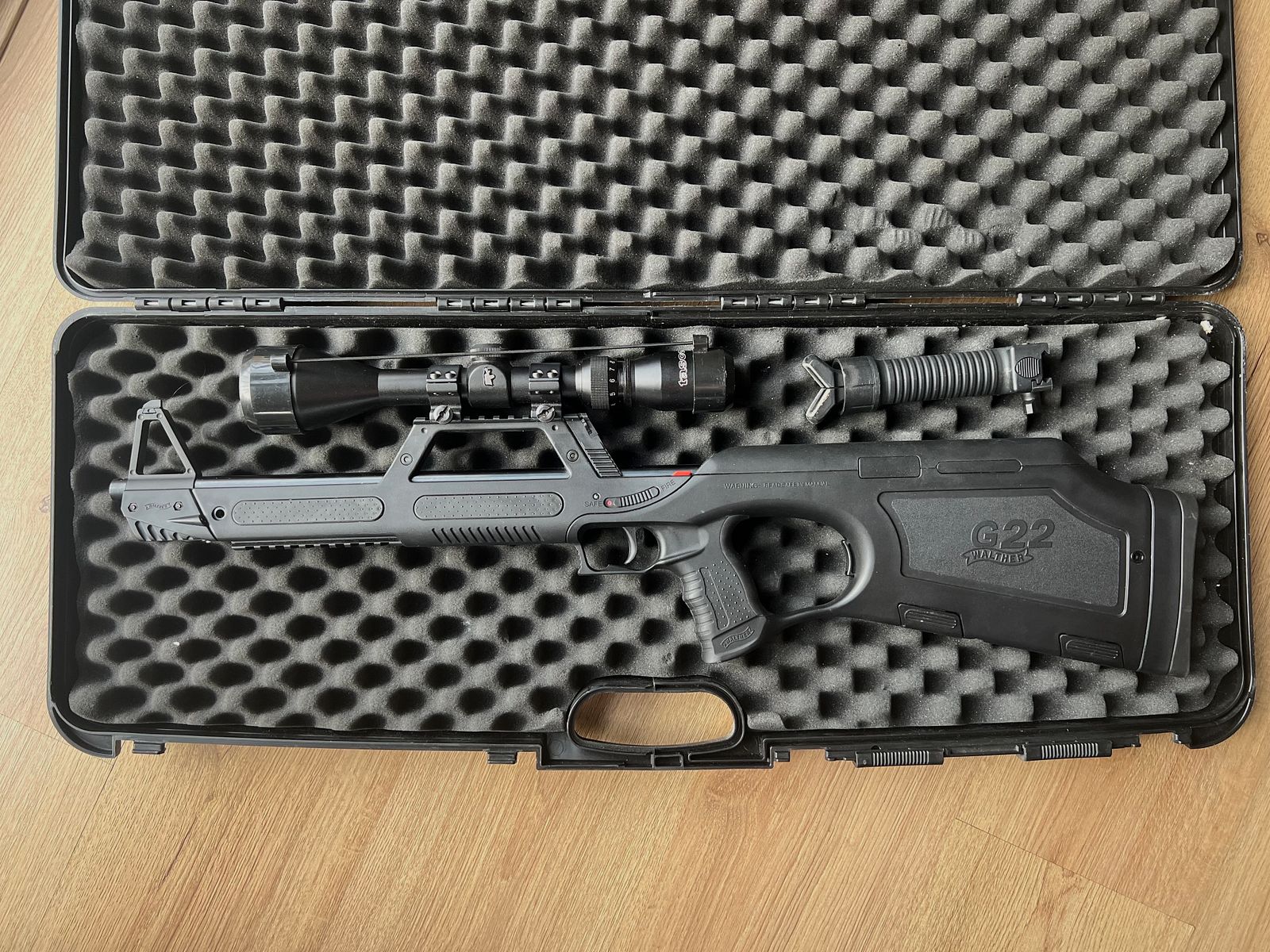 Walther G22 semi automatic rifle incl options