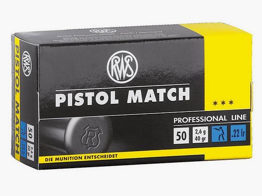 RWS CARICHE 22 LR PISTOL MATCH