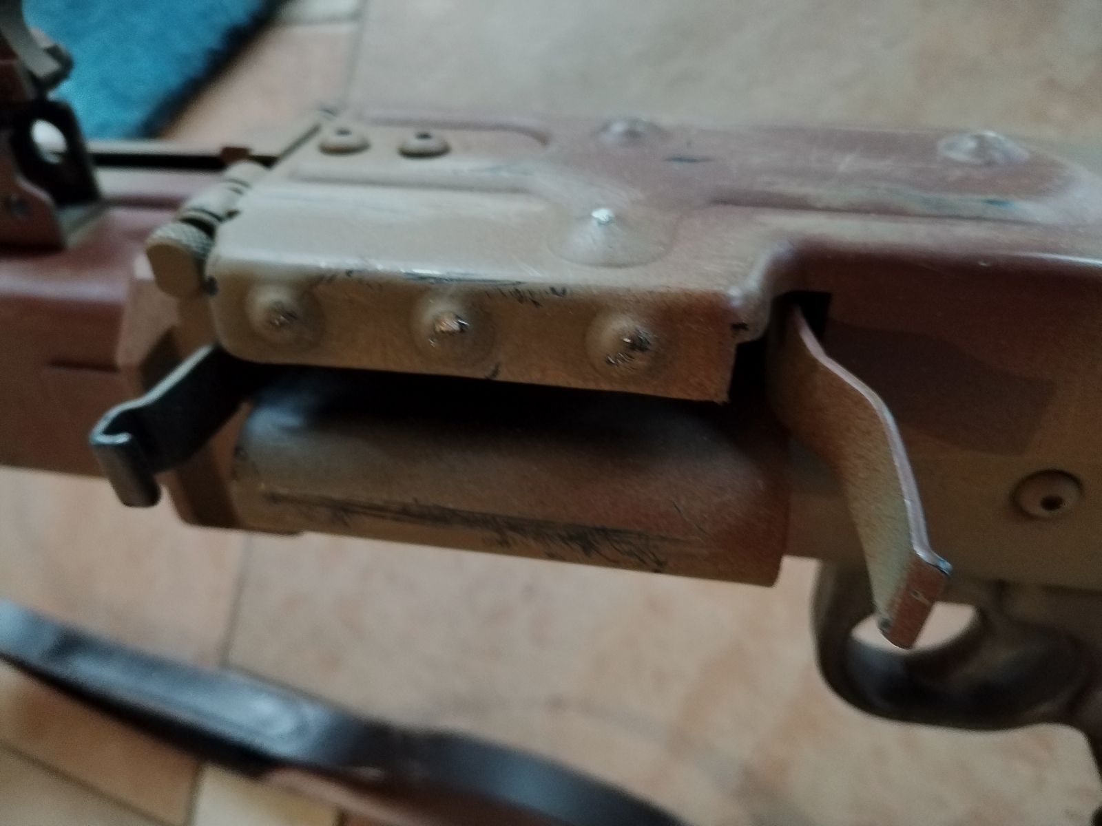 Airsoft MG42 custom Normandy Tarnanstrich AEG WW2