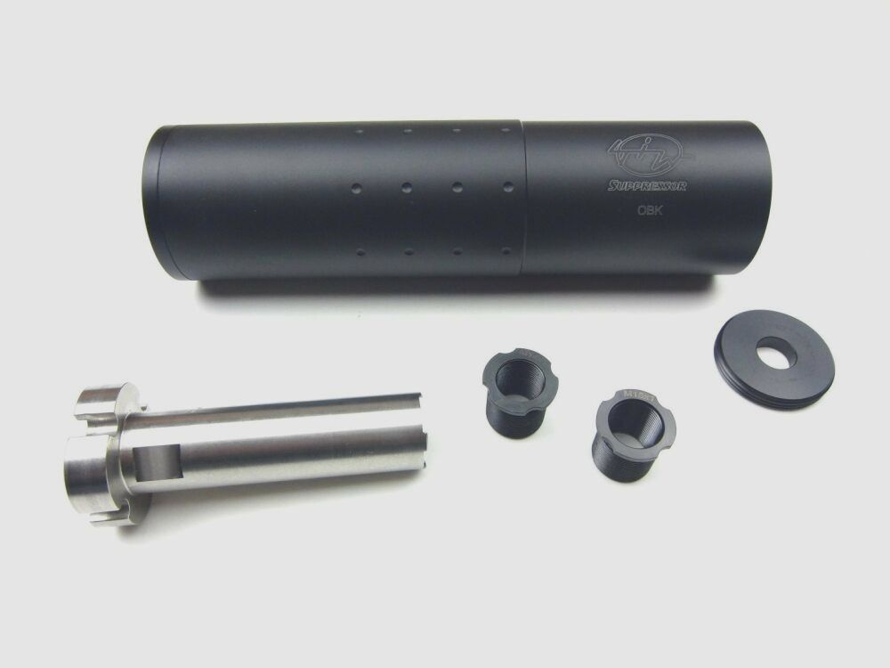 S.I.W.	 Schalldämpfer  S.I.W. OBK, 6,5-8mm S Suppressor / Einer für alles