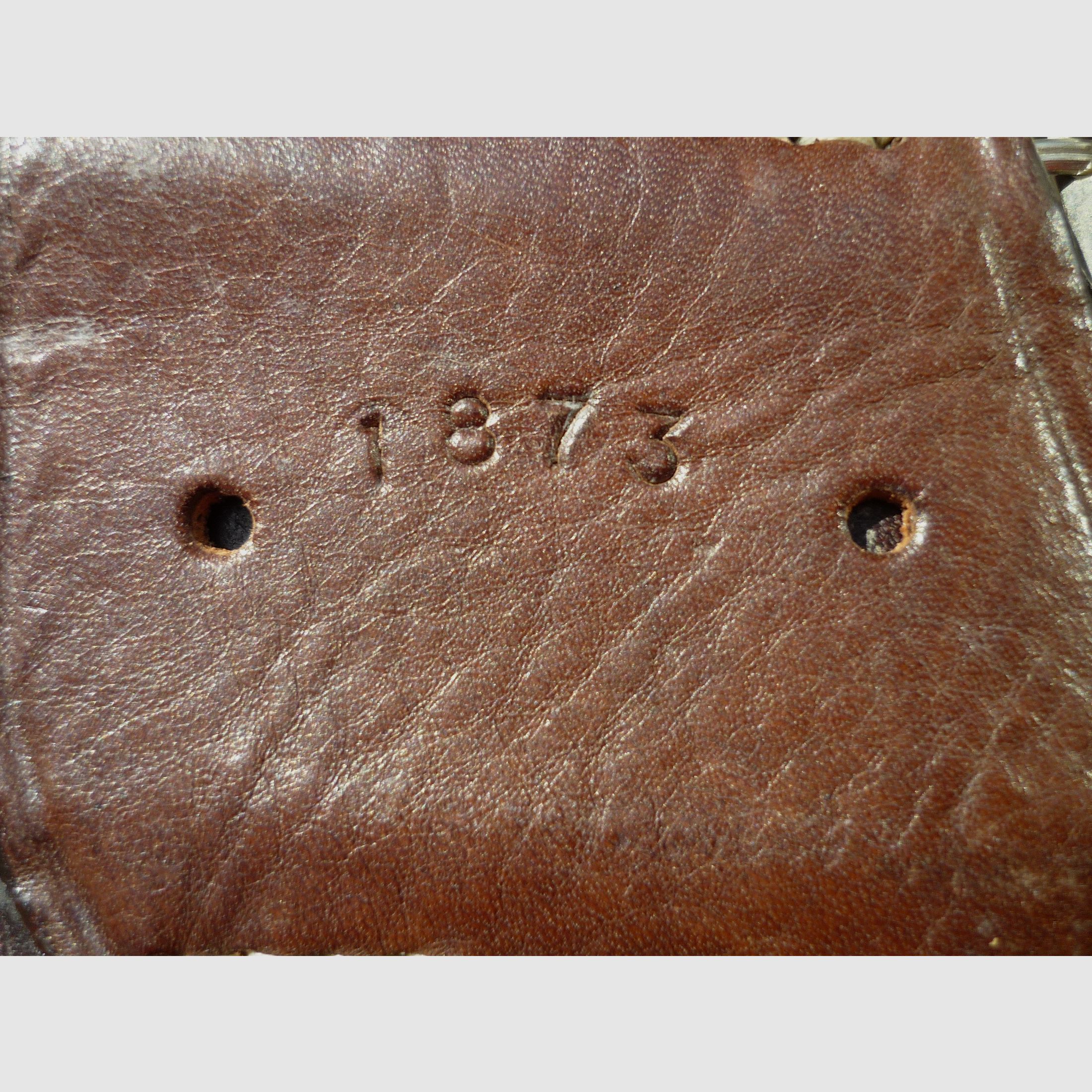 HKDesign Holster Art. Nr. 005 Spezial, Schnellziehholster für eine mit 1873 bezeichnete Waffe - für Linkshänder