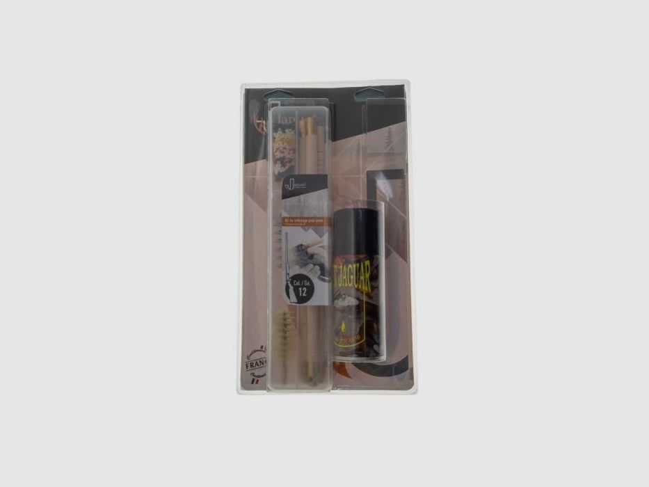 Kit de Limpieza Januel Cal. 12 + Aerosol de Aceite en Blister, imagen 1 de 3