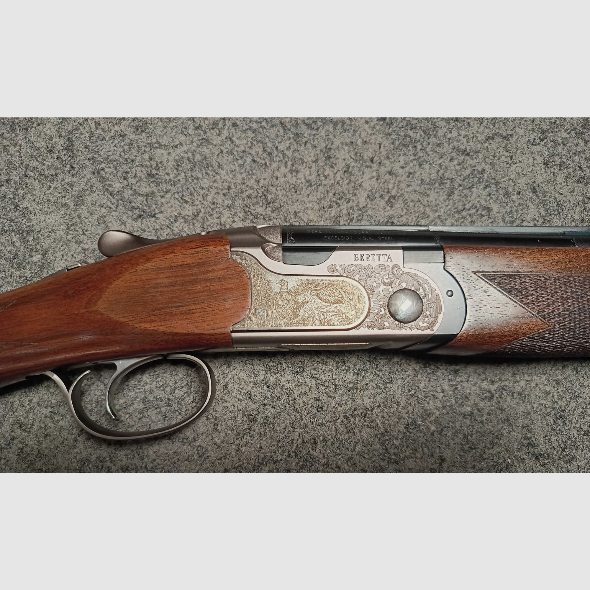 A 4 Bockdoppelflinte BERETTA ULTRALEGGERO SILVER Kal. 20, Bild 6 von 7