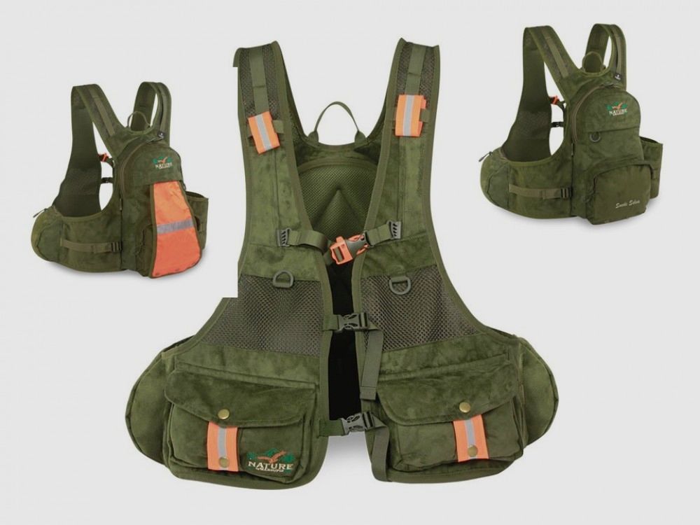 MARSUPIO Rucksack / Weste Suede Mod. Selva