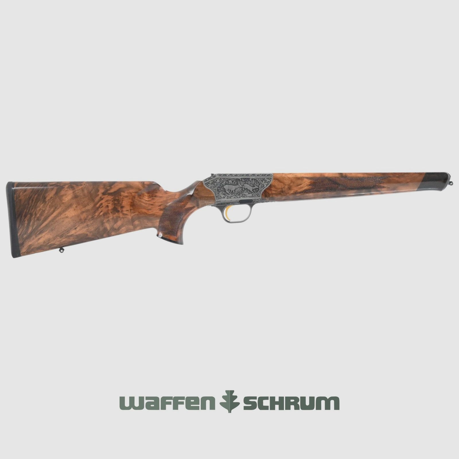 Blaser System R8 Baronesse SHK:8 Grawerunek: Sarny i dziki / Osłona chwytu pistoletowego: Łoś