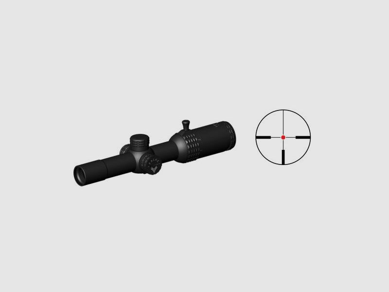 Falke 1-8x24 met L4 kruis, het dynamische glas voor sport en jacht, adviesprijs: 572€