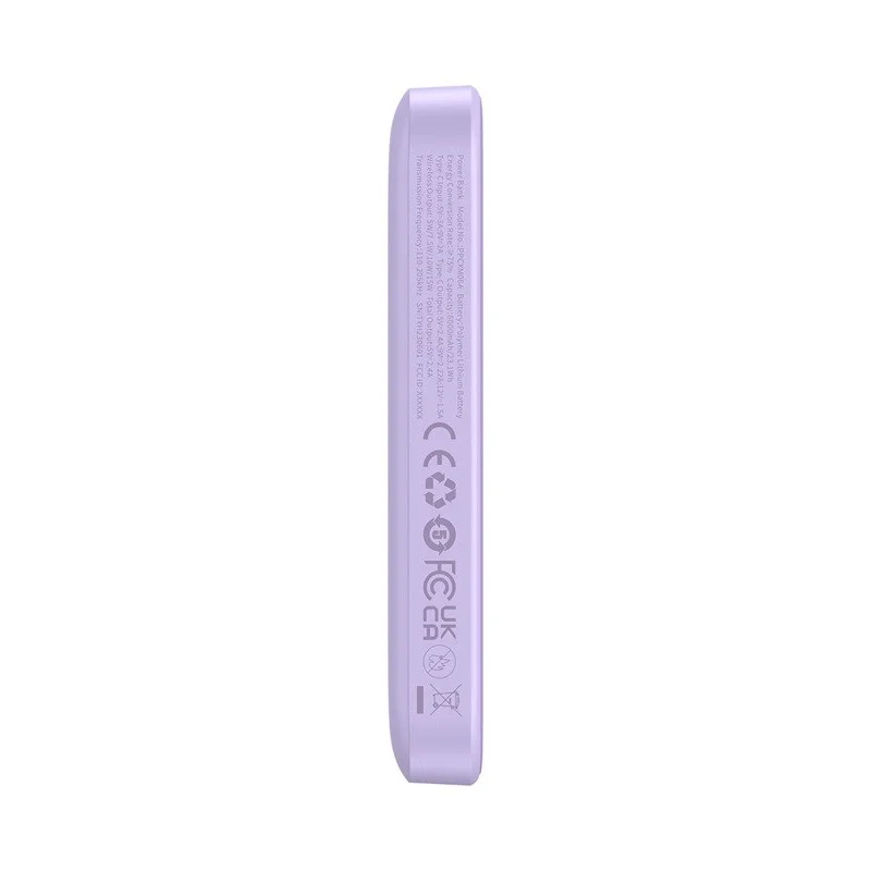 Powerbank Baseus Magnetic Mini Air 6000mAh (fiolet), zdjęcie 18 z 22