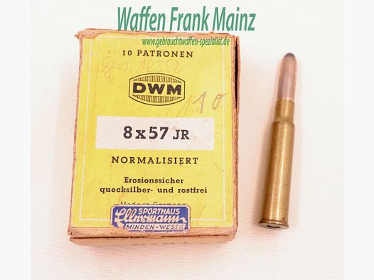 DWM, Karlsruhe cartouches de fusil 8x57 JR