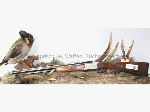 Blaser ES 63 ideale Damenwaffe da nur 35 cm Schaftlänge 7x65R;12/70