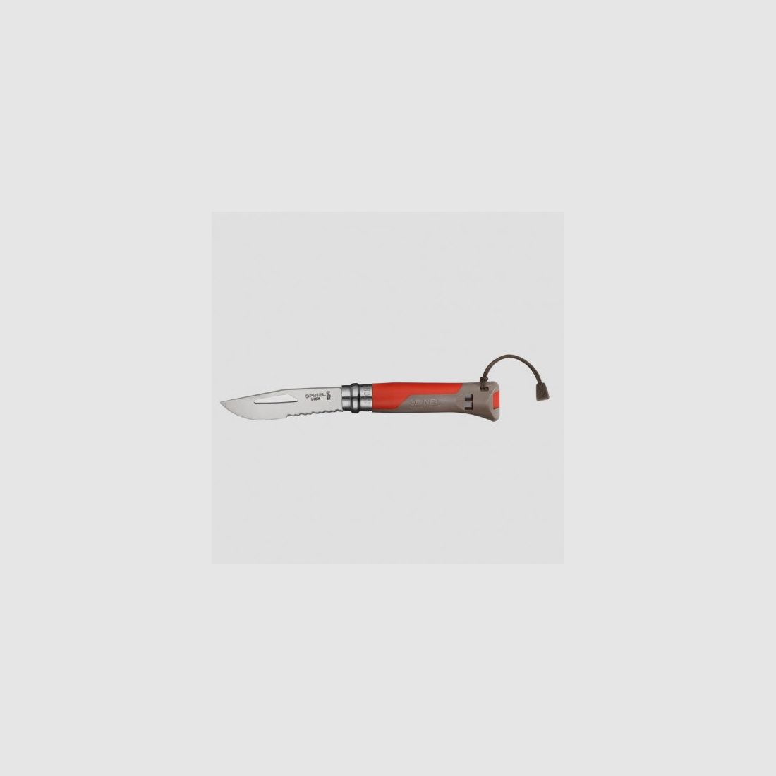 OPINEL MESSER N. 8 ROT + PFIFFIKER, Bild 1 von 3