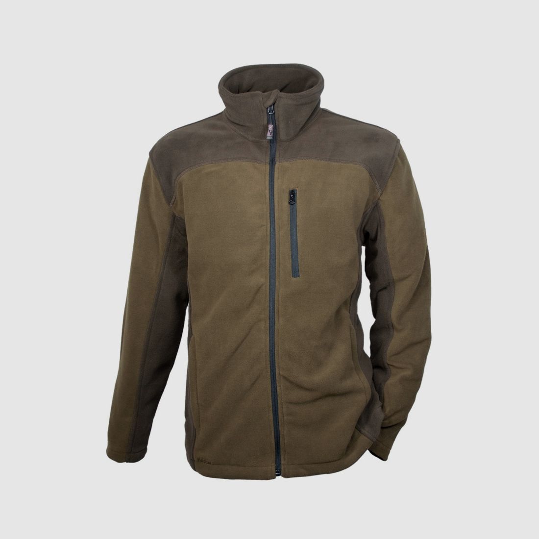 Signal Fleecejacke - orange/grün