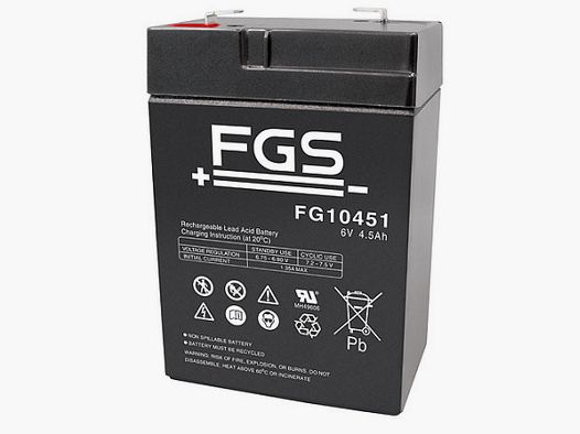 FGS Ultra 4.5-6 lead gel 6V 4.5 AH 70x47x100
