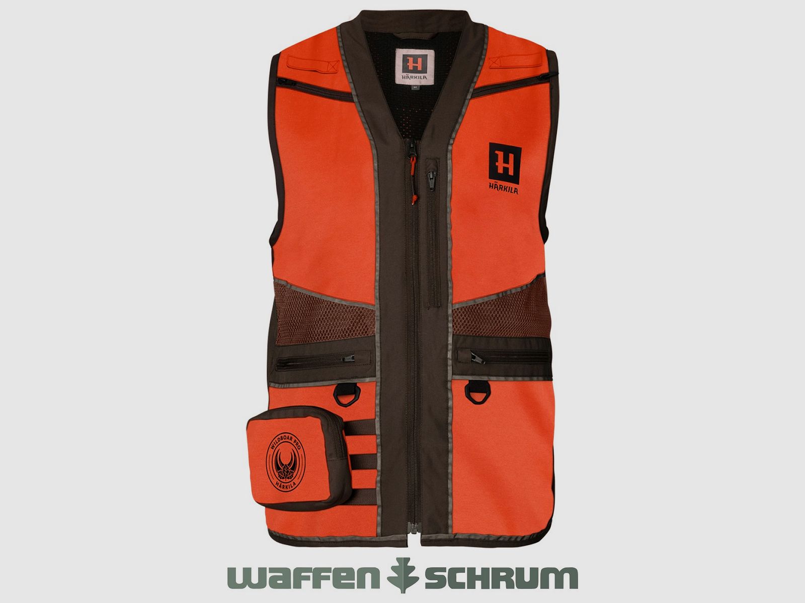 Härkila Gilet Segnaletico Wildboar Pro Arancione blaze/Marrone