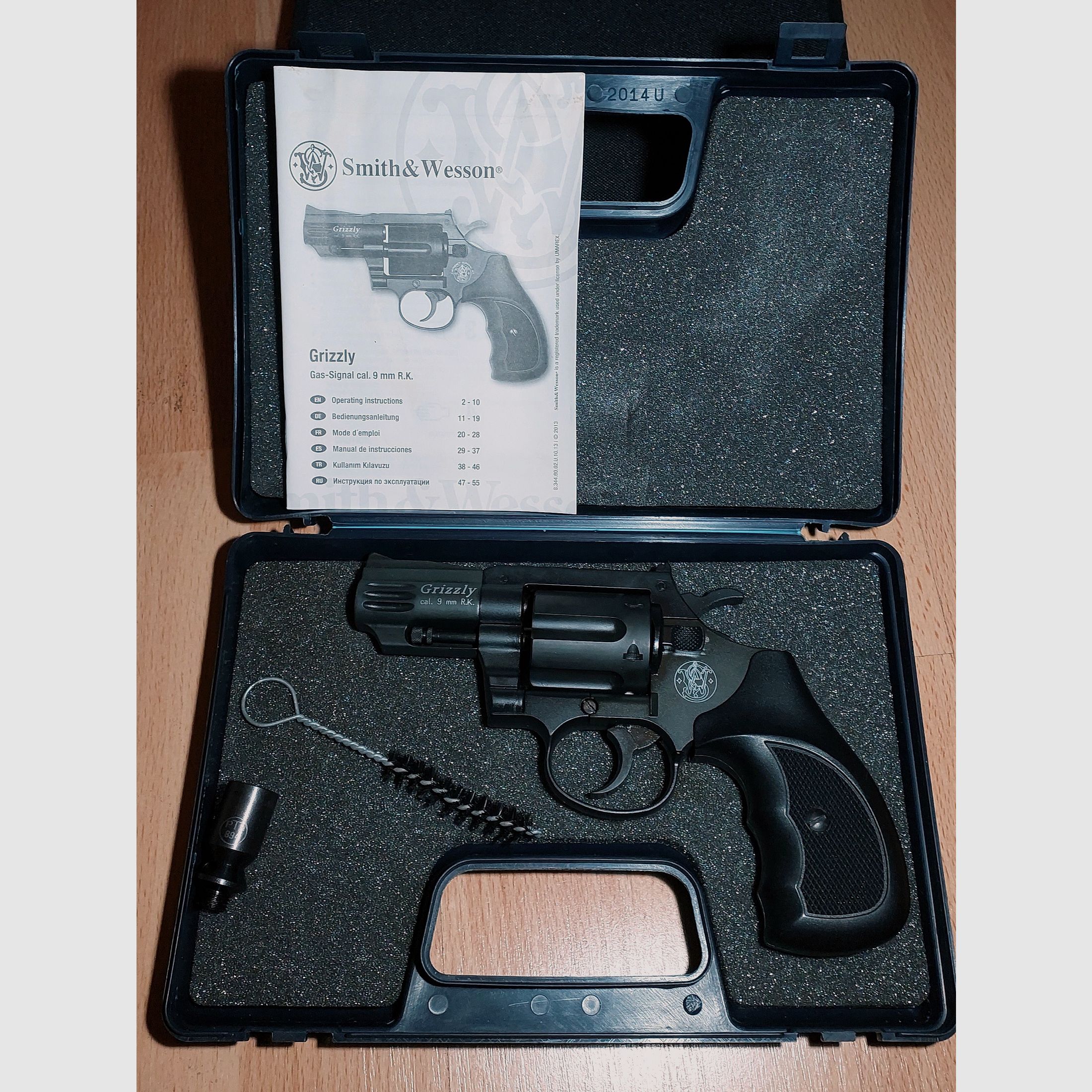 Smith & Wesson Grizzly revolver d'alarme calibre 9mm R.K. bronzé (PTB 894) S&W Grizzly