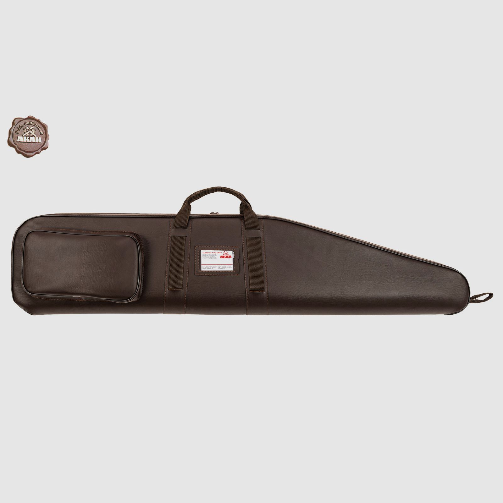 Bump case for long gun + combination lock + outer pocket