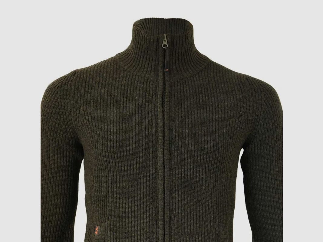 Damesvest Shirley met hoge kraag van lodenwol groen XS tot 3XL, afbeelding 10 van 17