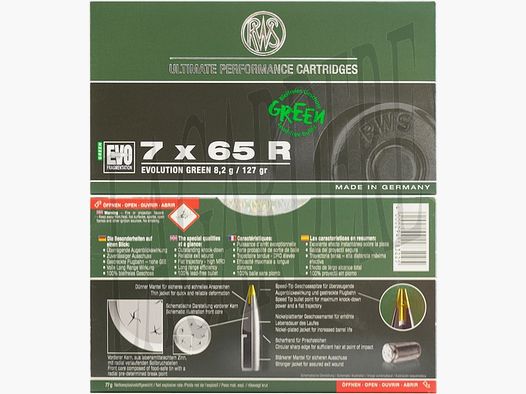 RWS EVOLUTION GREEN 8,2G (PATRONE)