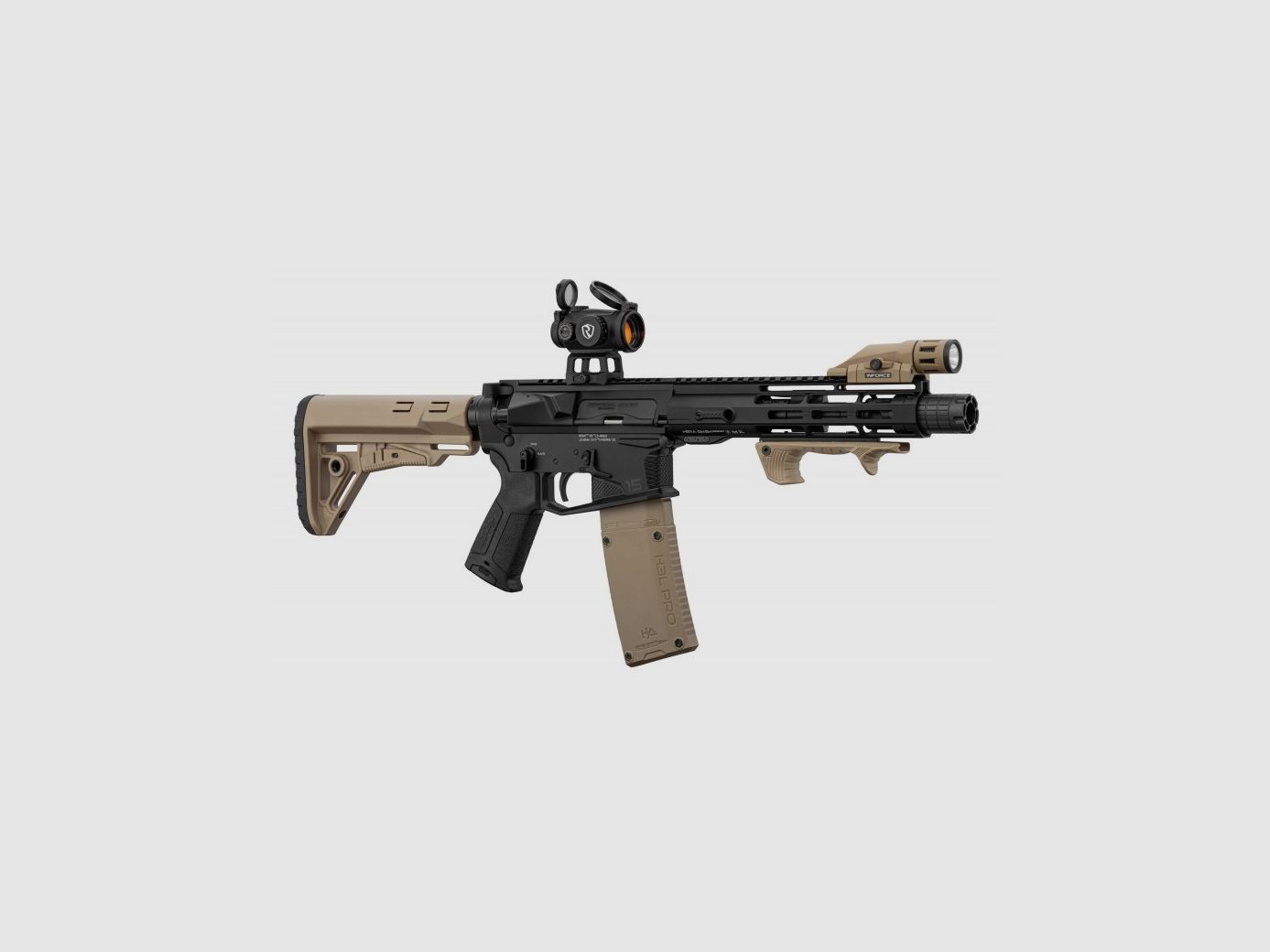 Pack Hera Arms cañón de 7,5'' Cal.223 + Punto rojo RITON y lámpara INFORCE, imagen 1 de 4