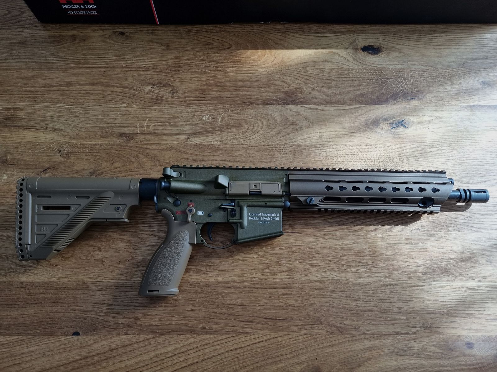 Airsoft VFC HK416 GBB RAL8000 HKey Handschutz, TNT Hopup